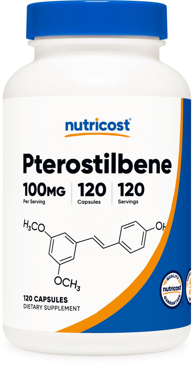 Nutricost Pterostilbene 100mg, 120 Capsules - Non-