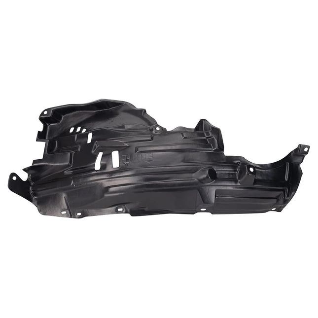 TRQ Front Right Rearward Inner Fender Liner Black 