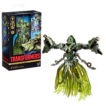 Transformers Age of The Primes The Thirteen Quintus Prime, Deluxe Class 5.5-Inch Converting Action Figure, Robot Toys for Ages 8+