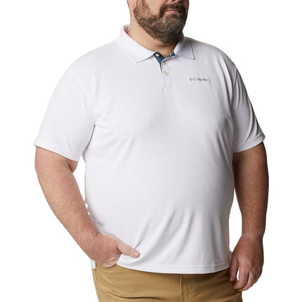 Columbia Men's Utilizer Polo Shirt, White, 4X