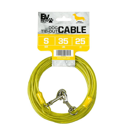 BV Pet Cable de Sujeción Pequeño para Perros de hasta 35 Libras, 25 Pies