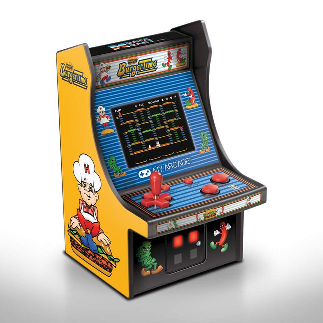 My Arcade DGUNL-3203 Burger Time Micro Player Retro Arcade Machine - 6 Inch