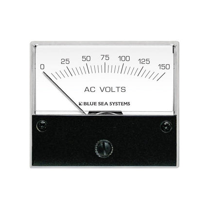 Voltímetro analógico de CA Blue Sea Systems 9353 (0-150 voltios CA)