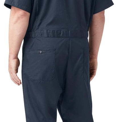 Dickies mens Flex Short Sleeve Coveralls, Dark Navy, 1X