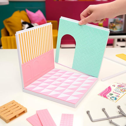 MGA's Miniverse Make It Mini Spaces Ice Cream Shop, Building Set, Customize, DIY Crafts, Rooms, Hobby, Collectors, Display, Gifts, 8+