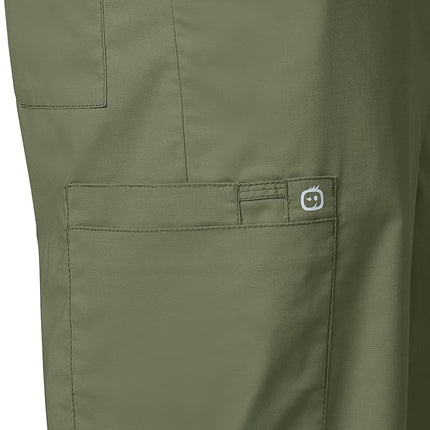 WonderWink Men's Wonderwork Cargo Pant, Pewter, Large