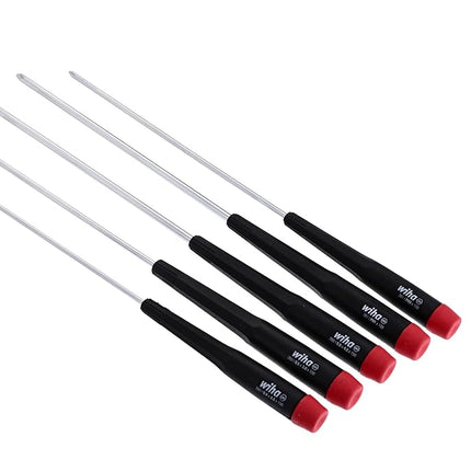 Wiha 26192 Slotted and Phillips Screwdriver Set, 5 Piece