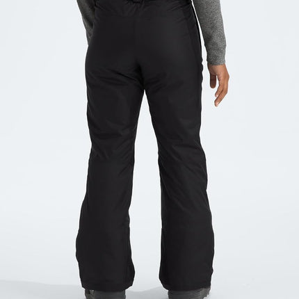 Pantalones de esquí con aislamiento para niña The North Face Freedom | Pantalones de nieve impermeables para esquí y snowboard, polainas en los tobillos, cintura ajustable, negro TNF, talla XXG