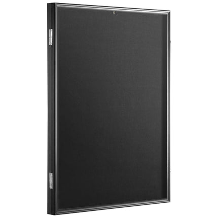 VEVOR Jersey Display Frame Case, 590 x 790 x 40 mm, Large Lockable Sport Jersey Shadow Box with 98% UV Protection PC Glass and Hangers, for Baseball Basketball Football Hockey Shirt and Uniform