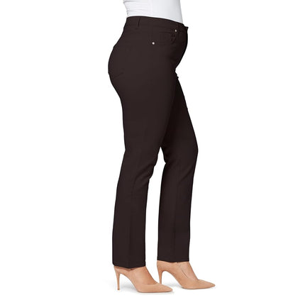 Gloria Vanderbilt Women's Amanda Classic Tapered Jean, Coffee Roast, 6W
