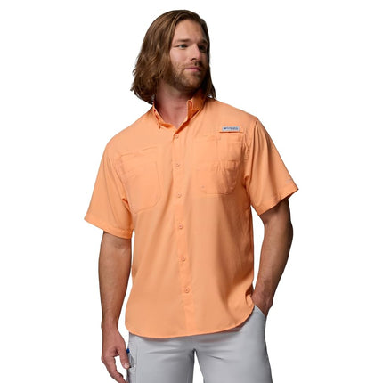 Columbia Men's PFG Tamiami II Short Sleeve Shirt, Sorbet, X-Small