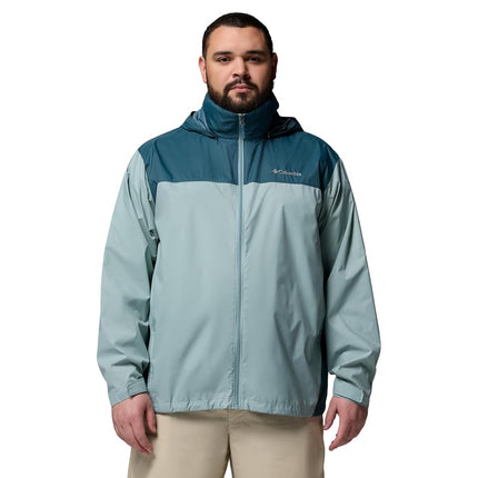 Columbia Men’s Glennaker Lake II Rain Jacket, Crushed Blue/Everblue, L Tall