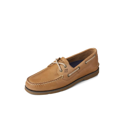 Sperry Men's Leeward 2-Eye Boat Shoe, Sahara, 9.5 