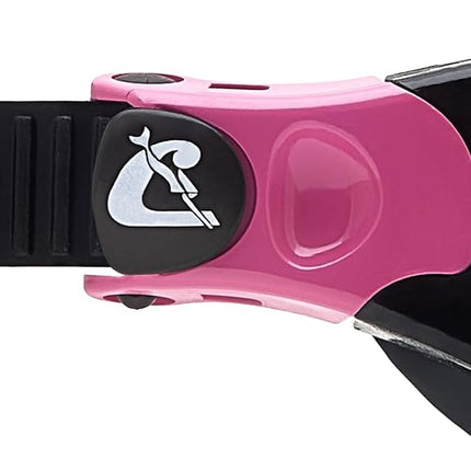 CRESSI Flash Compact Swim Goggles, Black/Pink, Clear lens