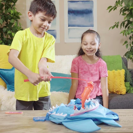 Goliath Games Giant Shark Bite: Snag the Fish and Be The Winner! | Kids Party Action Games | For 2-4 Players | Ages 4+