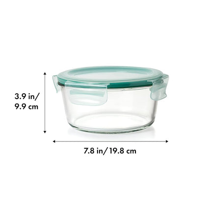 OXO Good Grips Smart Seal Round Container, 1.6 Litre Capacity, Multicolor, 7 Cup