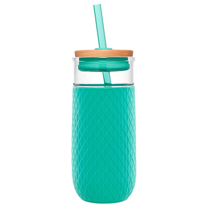 Ello Devon Glass Tumbler, Protective No Sweat Sili