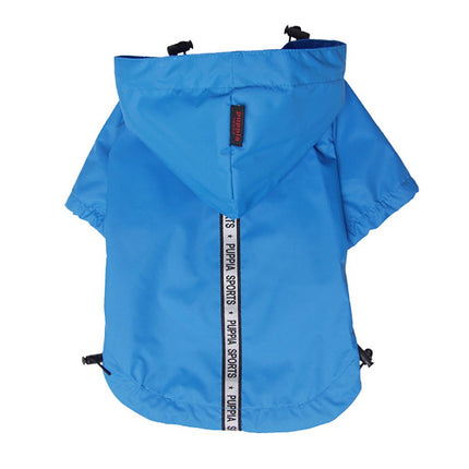 Puppia Base Waterproof Dog Jumper Blue Size M