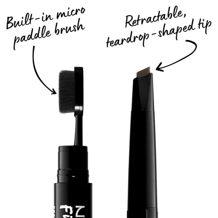NYX Professional Makeup Fill & Fluff Eyebrow Pomade Pencil - Brunette