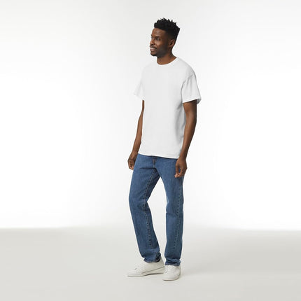 Gildan Men's, Heavy Cotton T-Shirt, Style G5000, White, L