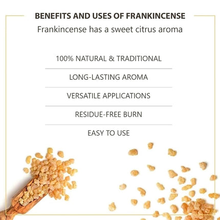 Southern Star Original Frankincense Resin, Hand Made Incense Gems for Aromatherapy, Meditation, Religious Ceremonies and Yoga, 100% Natural Premium Frankincense, Long-Lasting Aroma, Easy-to-Use, 500g
