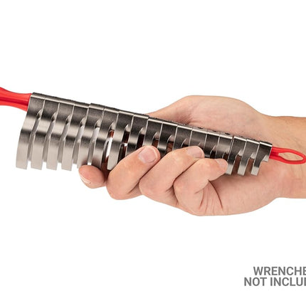 TEKTON Clé de serrage à patte d'oie 3/8" x 10" (rouge) | ORG24210 | Fabriqué aux États-Unis