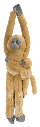 Wild Republic Common Langur w/Baby Plush, Monkey S