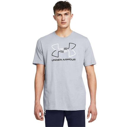 Ua Mens Ua Gl Foundation Update Ss Mod Gray Medium Heather / / Black Lg