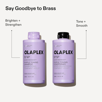 OLAPLEX N°.4P Blonde Enhancer Purple Shampoo | Toning Hair, 250 mL