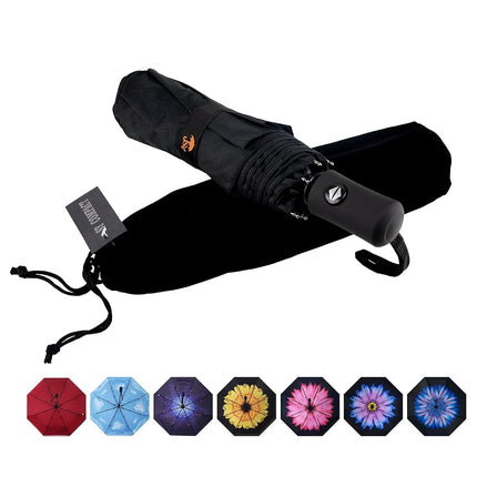 SY COMPACT Travel Umbrella Windproof Automatic Umb