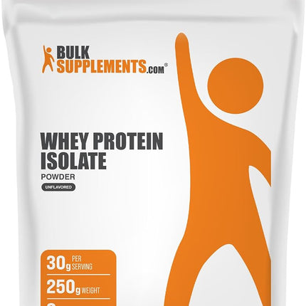BulkSupplements.com Whey Protein Isolate Powder - 
