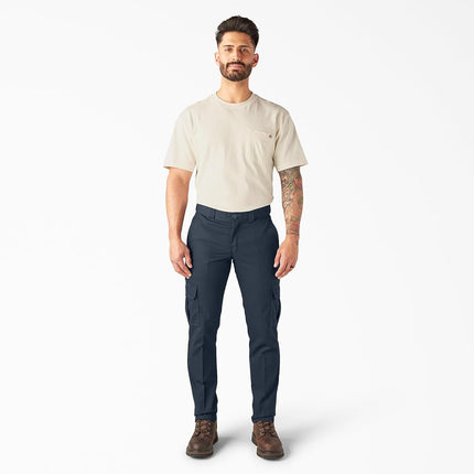 Pantalones cargo ajustados para hombre Dickies, azul marino oscuro, azul marino oscuro, 38W x 32L