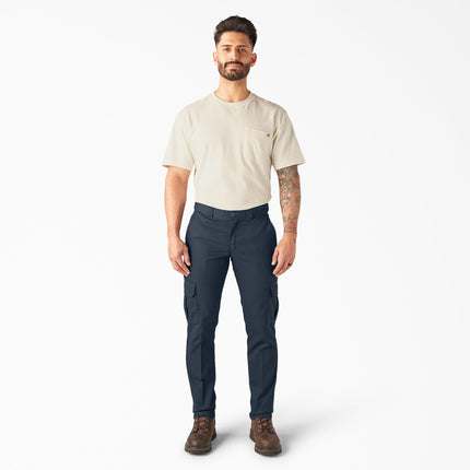 Pantalones Cargo Ajustados Dickies para Hombre, Azul Marino Oscuro, 32W x 32L