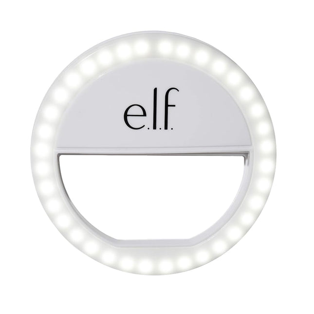 e.l.f. Glow On The Go Selfie Light, Ring Light for Phone, 36 Bulbs, 3 Brightness Levels, Illuminates, Highlights, Creates On-The-Go Photo Studio, 2x AAA Batteries Included