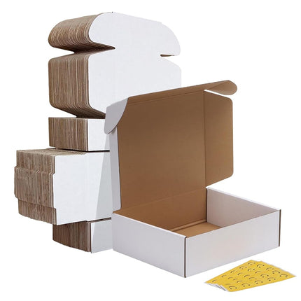HORLIMER 10x8x3 inches Shipping Boxes Set of 25, W