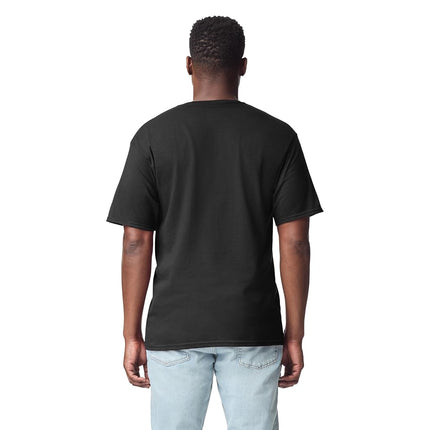 Gildan Adult DryBlend Workwear T-Shirts with Pocket, 2-Pack, Black, XL