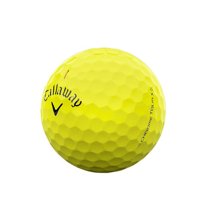 Callaway Golf Chrome Tour X Premium Golf Ball 2024, Yellow