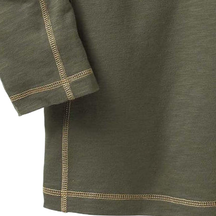 Legendary Whitetails Mens Henley Long Sleeve Casual Fit Shirt, Army Green, XX-Large
