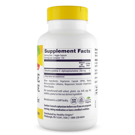 Healthy Origins Cognizin Citicoline 250 MG, 150 Count