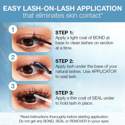Ardell Seamless Light-as-Air Underlash Extensions - Refill Pack, Natural Lash Clusters, DIY Cluster Eyelash Extensions, Natural Eyelash Clusters, Individual Lashes, 1 Pack