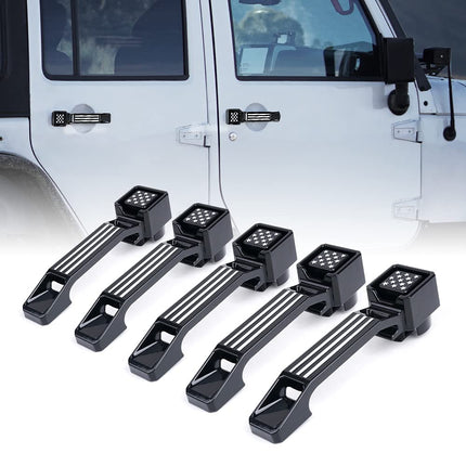 Xprite Flag Aluminum Door Handles Kit & Tailgate H