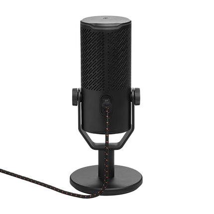 JBL Quantum Stream Studio - Quad Pattern Premium USB Microphone for Streaming, Recording and Gaming, Triple Condenser Microphone, Dynamic Range Compressor, Easy Voice Monitoring (Black)