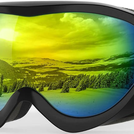 OutdoorMaster Kids Ski Goggles, Snow Goggles for B