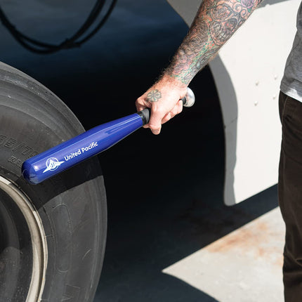 United Pacific 17-inch Aluminum Tire Checker Bat, Robust & Durable, Wrapped Handle, Long Lasting, Low Maintenance Tire Checker Bat