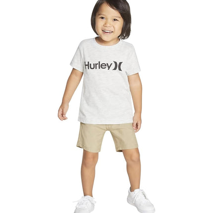 Hurley Big Boys' One and Only Graphic T-Shirt, Birch Heather, L