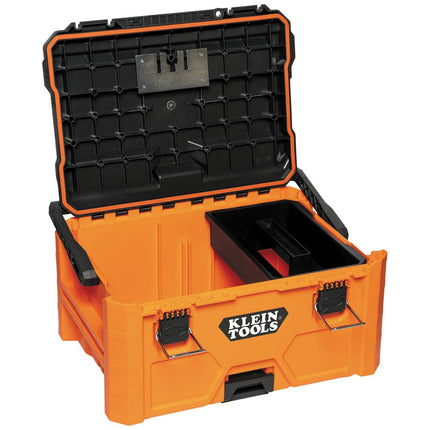 Klein Tools 549031MBR MODbox Removable Tool Tray for Medium and Rolling Toolboxes, Dual Compartments