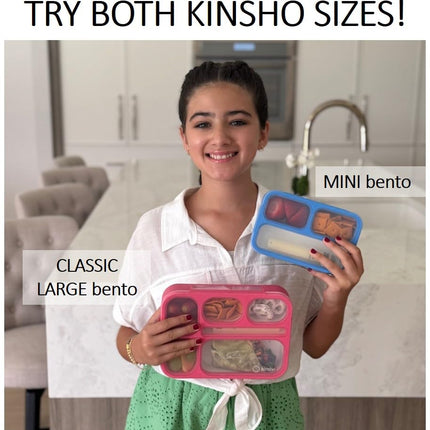 Leakproof Bento Lunch and Snack Box Set | Food Prep & Meal Planning Portion Containers for Kids and Adults | BPA Free | Microwave Safe | Accessories One Size Lilac Sparkle MINI
