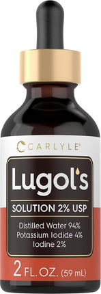 Carlyle Lugols Iodine 2 Percent 2 fl oz | Potassiu