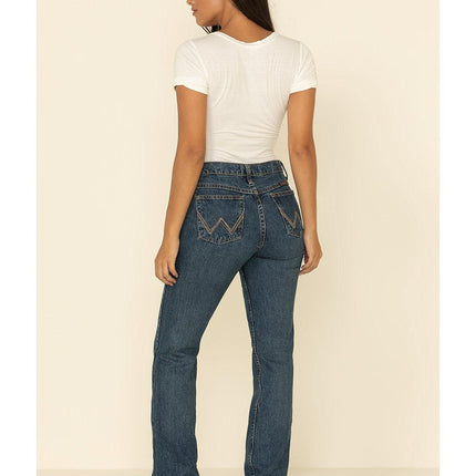 Wrangler Women's Cash Mid Rise Vented Hem Ultimate Riding Jean, American Spirit, 9-32