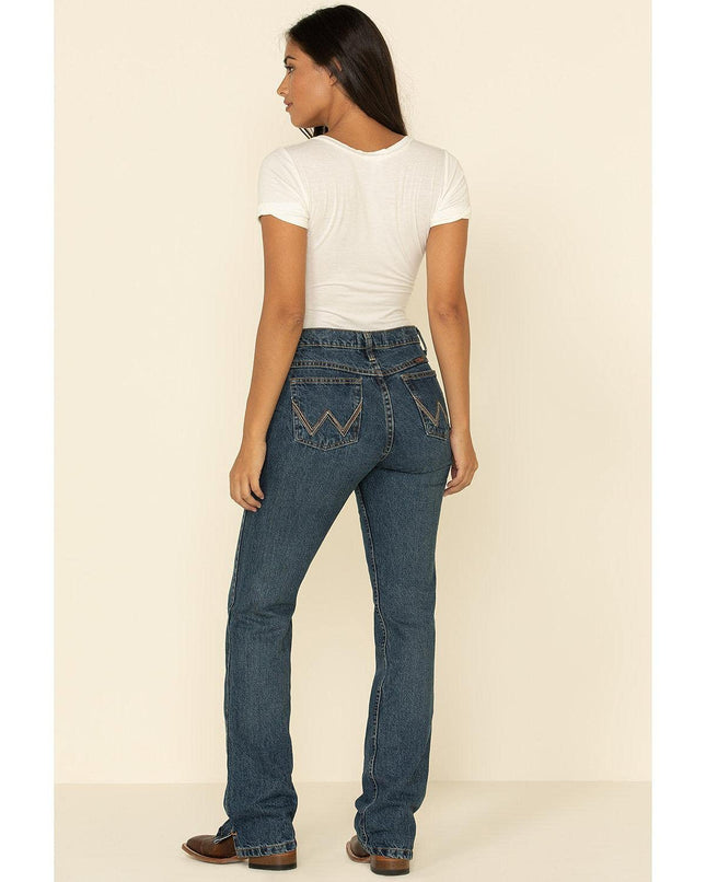 Wrangler Women's Cash Mid Rise Vented Hem Ultimate Riding Jean, American Spirit, 9-32